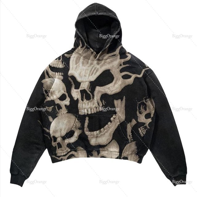 Spooky Harajuku Hoodie - Y2K Style