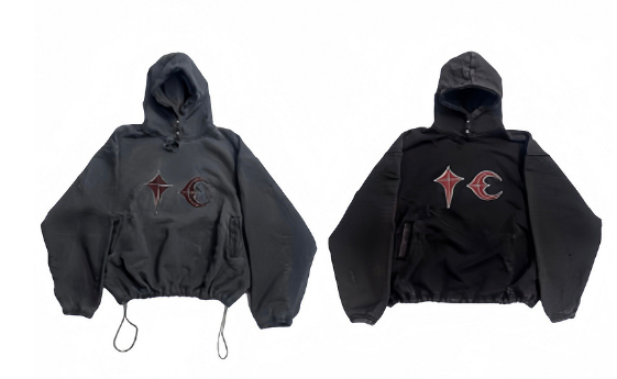 KANYE Street Style Distressed Oversized Hoodie