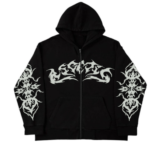 Men's Fashion Hip-Hop Cardigan Hoodie Sweater