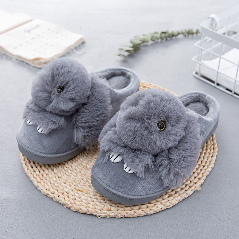 Rabbit Cotton Slippers for Cozy Home Wear