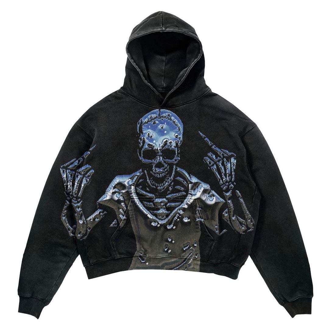 Rebel Spirit Hoodie - Harajuku Y2K Street Fashion