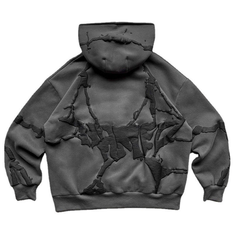 Y2K Style Streetwear Zip Hoodie for Men and Women