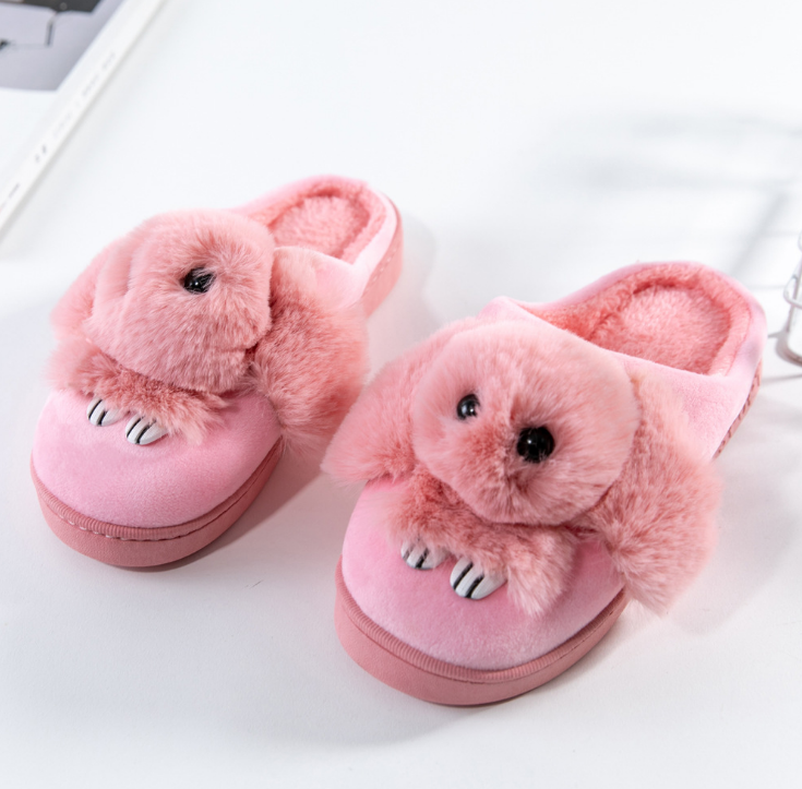 Rabbit Cotton Slippers for Cozy Home Wear