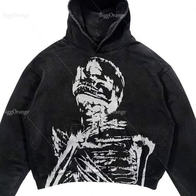Spooky Harajuku Hoodie - Y2K Style