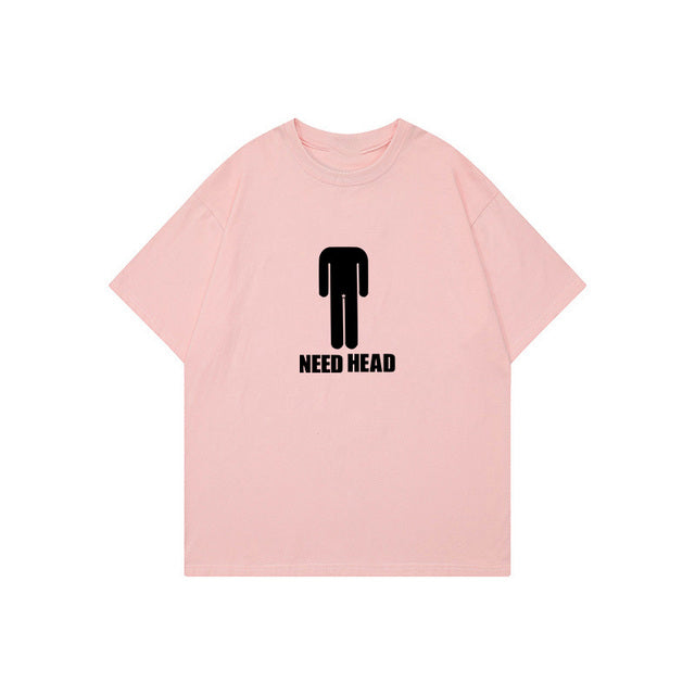 Vintage Y2K Graphic Print Oversized Cotton T-shirt