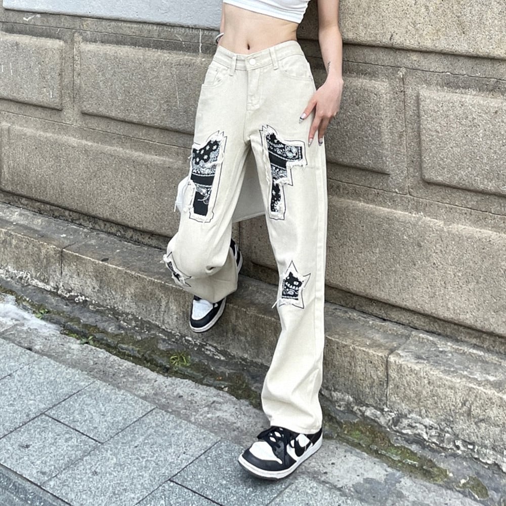 High Street Spice Girl's Distressed Denim Pants