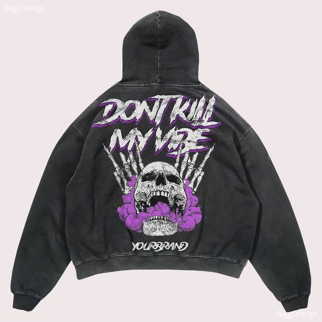 Spooky Harajuku Hoodie - Y2K Style
