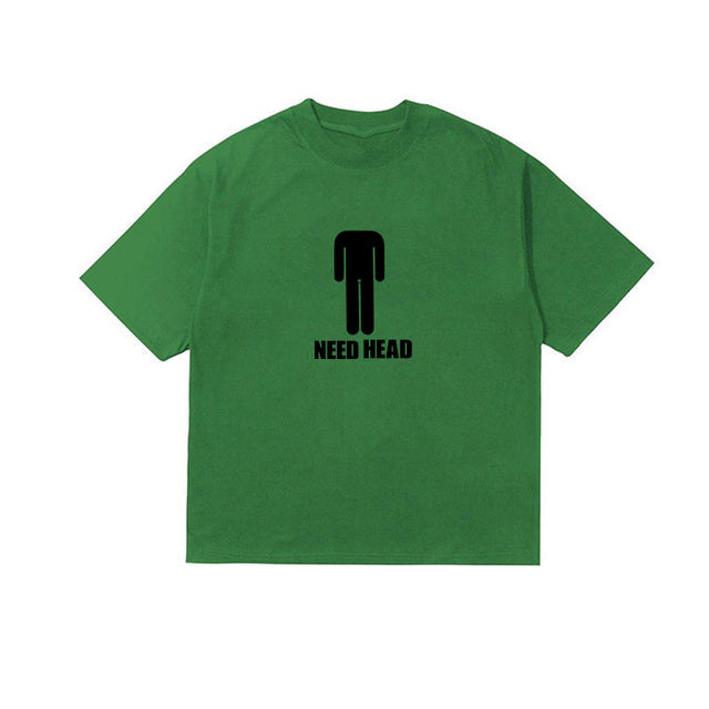 Vintage Y2K Graphic Print Oversized Cotton T-shirt