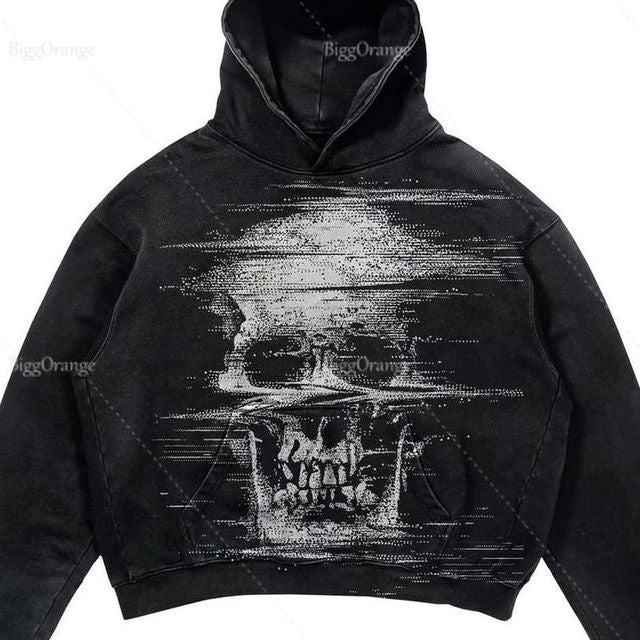Spooky Harajuku Hoodie - Y2K Style