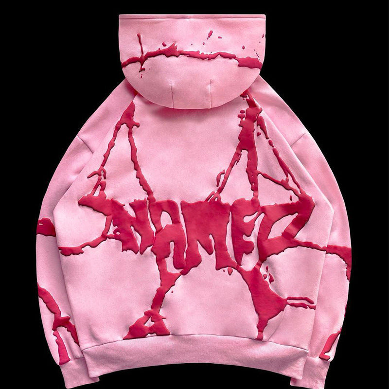 Y2K Style Streetwear Zip Hoodie for Men and Women