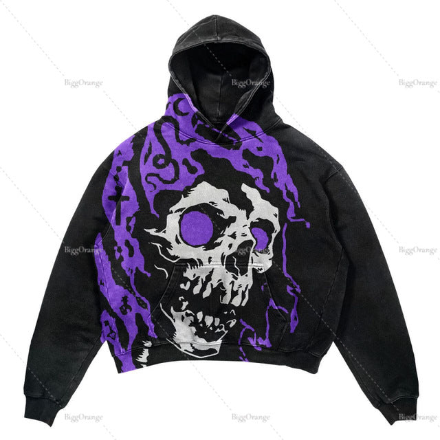 Spooky Harajuku Hoodie - Y2K Style