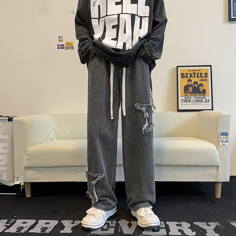 Korean Style Men's Trendy Street Gangster Pants