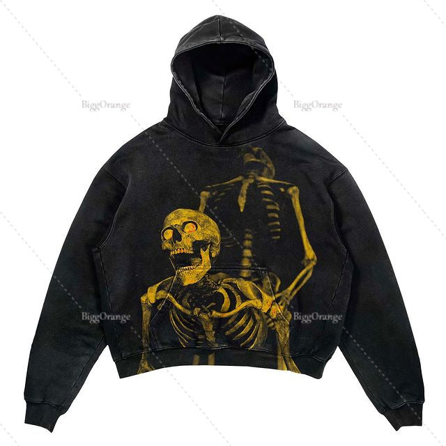 Rebel Spirit Hoodie - Harajuku Y2K Street Fashion