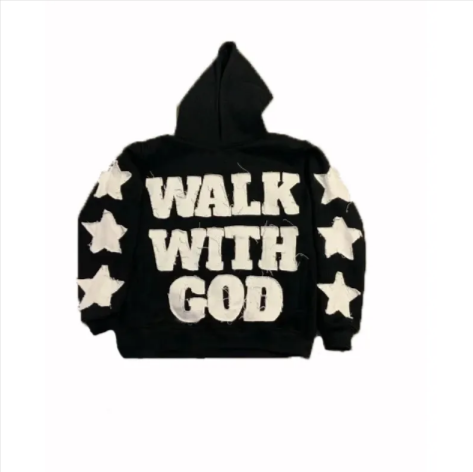 Hip-Hop Letter Embroidered Hoodie