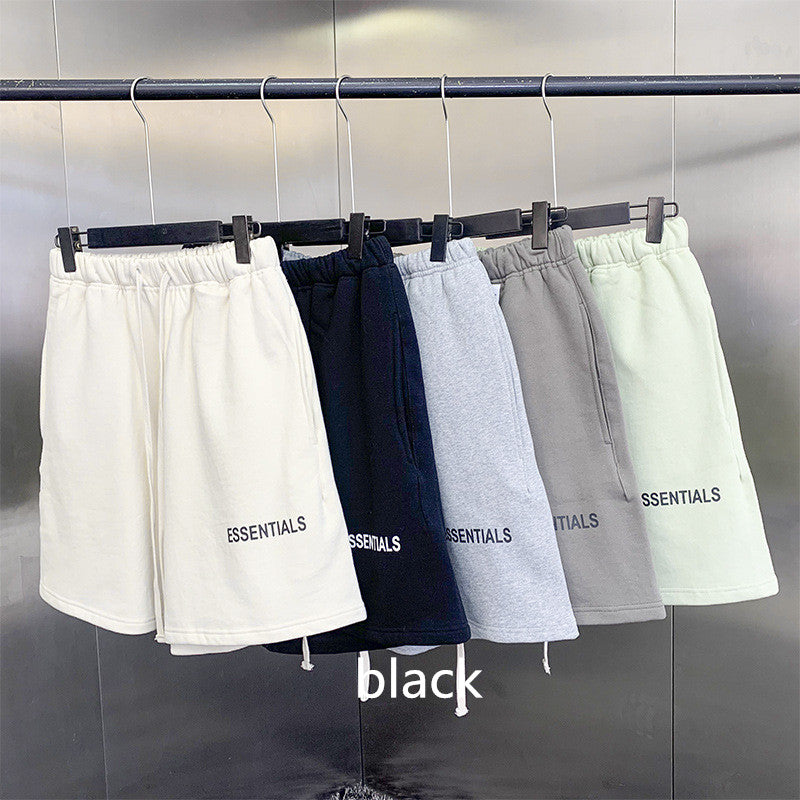 High Street Drawstring Sports Five-Point Shorts