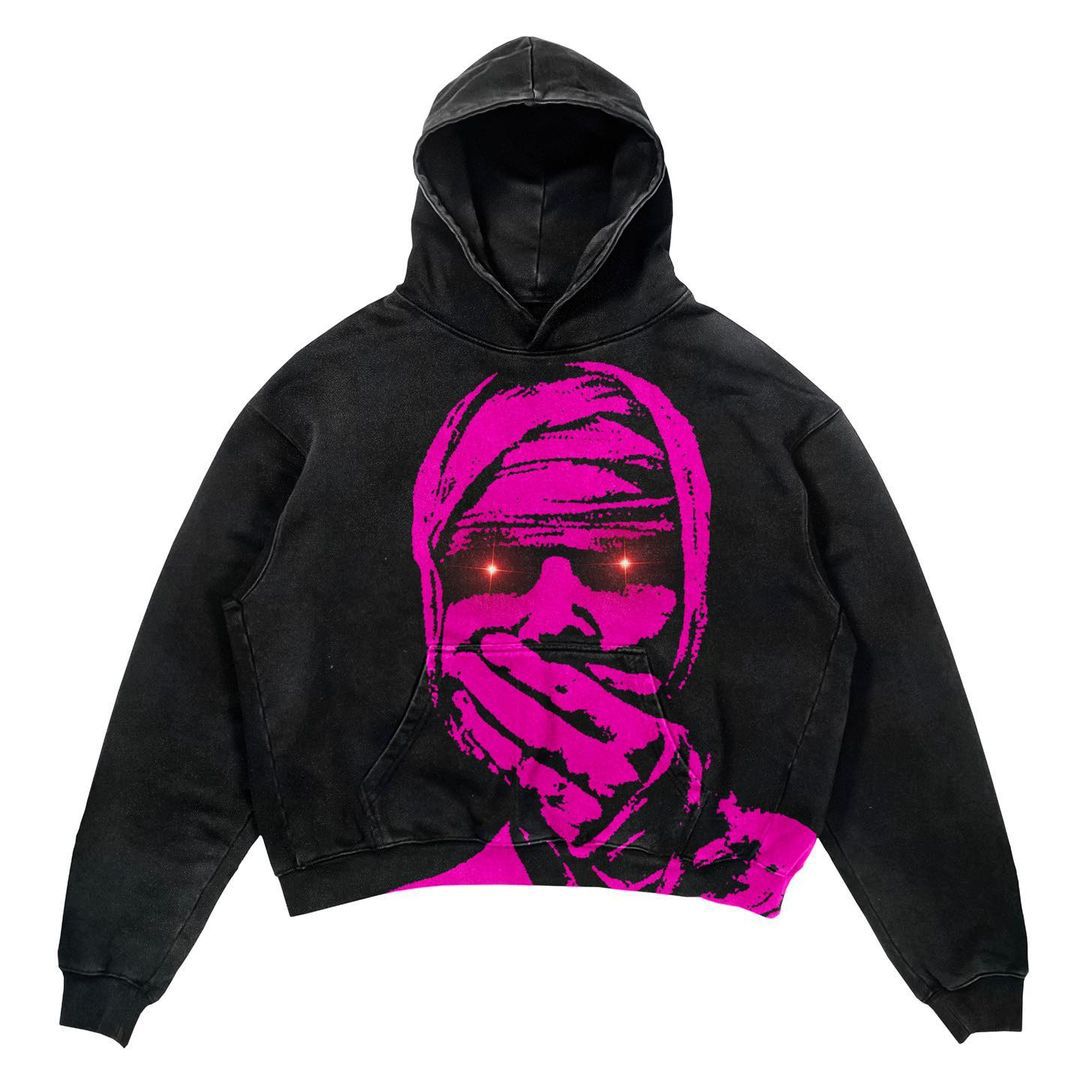 Rebel Spirit Hoodie - Harajuku Y2K Street Fashion